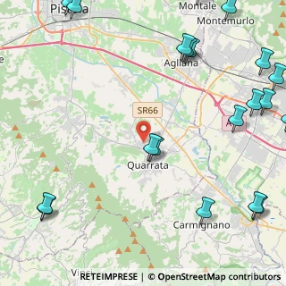 Mappa Via Bologna, 51039 Quarrata PT, Italia (6.9615)