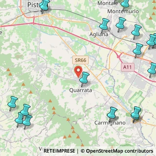 Mappa Via Bologna, 51039 Quarrata PT, Italia (7.5495)