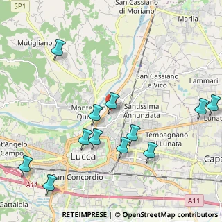 Mappa Via Dei Bichi, 55100 Lucca LU, Italia (2.4975)