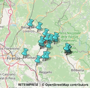 Mappa Località Contea, 50068 Rufina FI, Italia (10.306)