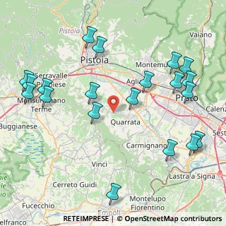 Mappa Via Erbosa, 51039 Quarrata PT, Italia (10.4595)