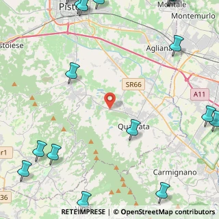 Mappa Via Erbosa, 51039 Quarrata PT, Italia (7.73)