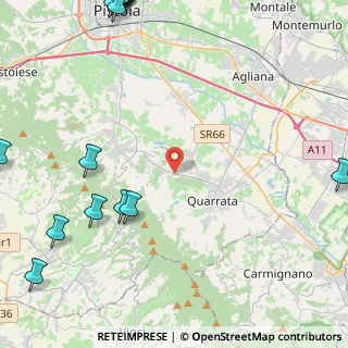 Mappa Via Erbosa, 51039 Quarrata PT, Italia (7.844)