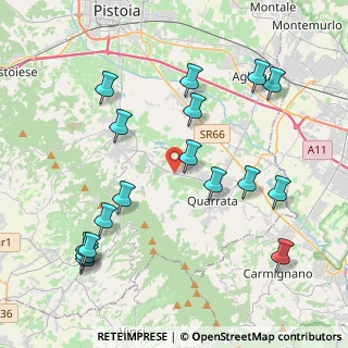 Mappa Via Erbosa, 51039 Quarrata PT, Italia (4.77353)