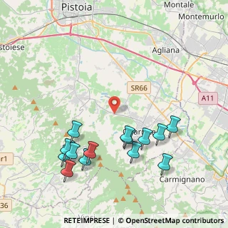 Mappa Via Erbosa, 51039 Quarrata PT, Italia (4.61214)