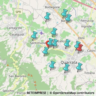 Mappa Via Erbosa, 51039 Quarrata PT, Italia (1.97357)