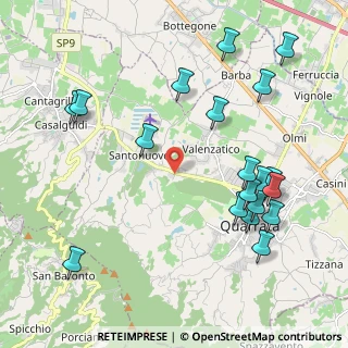 Mappa Via Erbosa, 51039 Quarrata PT, Italia (2.46895)