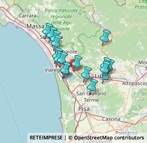 Mappa Piazza della Stazione, 55054 Massarosa LU, Italia (10.85647)