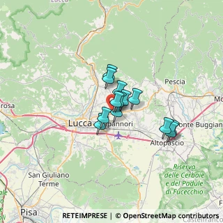 Mappa Via di Chiasso Roggi, 55012 Capannori LU, Italia (4.13769)