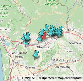 Mappa Via di Montechiari, 55015 Montecarlo LU, Italia (9.833)