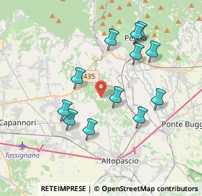 Mappa Via di Montechiari, 55015 Montecarlo LU, Italia (3.70583)