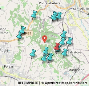 Mappa Via di Montechiari, 55015 Montecarlo LU, Italia (1.8715)