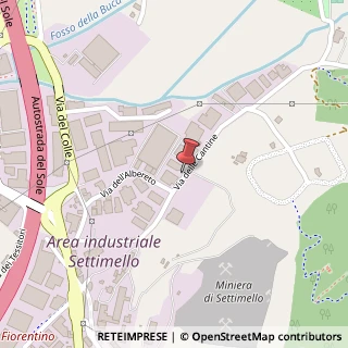 Mappa Via delle Cantine, 39, 50041 Calenzano, Firenze (Toscana)