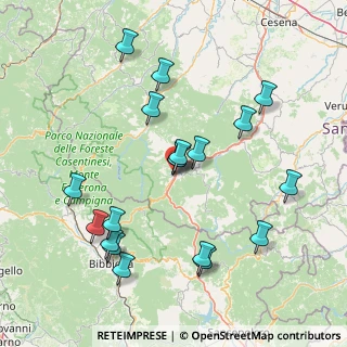 Mappa Via Corzani T., 47021 Bagno di Romagna FC, Italia (16.77053)