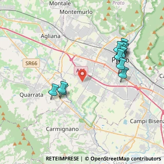 Mappa Via Cipriano Cipriani, 59100 Prato PO, Italia (4.2175)