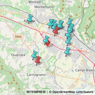 Mappa Via Cipriano Cipriani, 59100 Prato PO, Italia (3.75647)