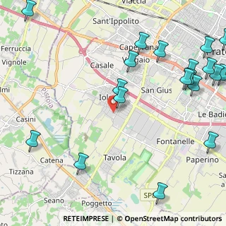 Mappa Via Cipriano Cipriani, 59100 Prato PO, Italia (3.2195)