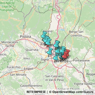 Mappa Piazza Marconi, 59100 Prato PO, Italia (9.6215)
