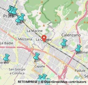 Mappa Via di Cerigiole, 59100 Prato PO, Italia (3.36)