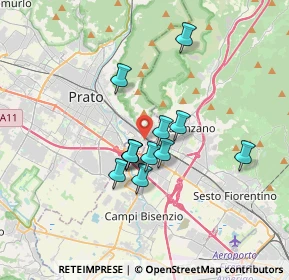 Mappa Via di Cerigiole, 59100 Prato PO, Italia (2.6775)