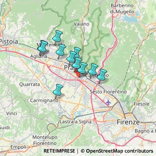 Mappa Viottolo Di Mezzana Sn, 59100 Prato PO, Italia (5.31727)