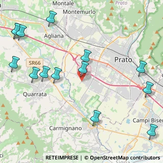 Mappa Via della Polla, 59100 Prato PO, Italia (5.90357)