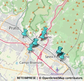 Mappa Via Sandro Pertini, 50019 Calenzano FI, Italia (3.06167)
