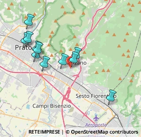 Mappa Via Sandro Pertini, 50019 Calenzano FI, Italia (3.80727)
