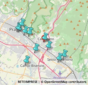 Mappa Via Sandro Pertini, 50019 Calenzano FI, Italia (3.70909)