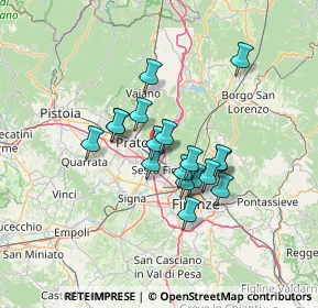 Mappa Via Sandro Pertini, 50019 Calenzano FI, Italia (10.40111)