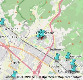 Mappa Via Sandro Pertini, 50019 Calenzano FI, Italia (3.04273)