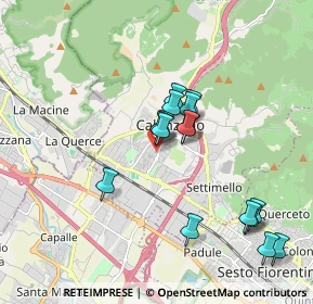Mappa Via Sandro Pertini, 50019 Calenzano FI, Italia (1.70813)