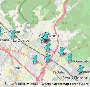 Mappa Via Sandro Pertini, 50019 Calenzano FI, Italia (1.92818)