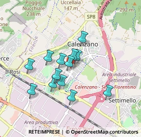 Mappa Via Sandro Pertini, 50019 Calenzano FI, Italia (0.71846)