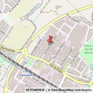 Mappa Via Alessandro Volta, 21, 50041 Calenzano, Firenze (Toscana)