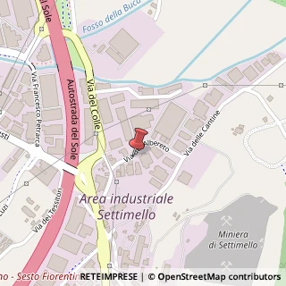 Mappa Via dell'Albereto, 16, 50041 Calenzano, Firenze (Toscana)