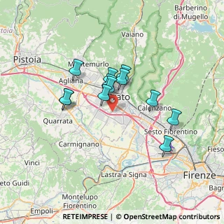 Mappa Via G. Borselli, 59100 Prato PO, Italia (5.65333)