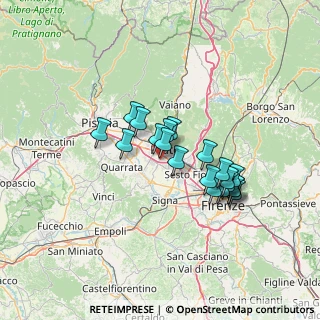 Mappa Via G. Borselli, 59100 Prato PO, Italia (11.133)
