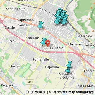 Mappa Via G. Borselli, 59100 Prato PO, Italia (2.4775)