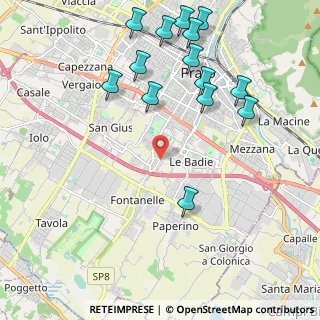Mappa Via G. Borselli, 59100 Prato PO, Italia (2.51214)