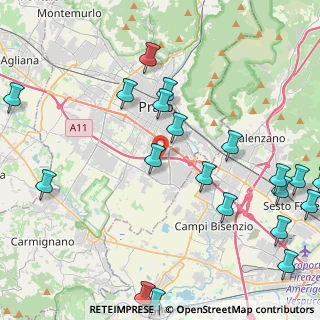 Mappa Via Campostino di Mezzana, 59100 Prato PO, Italia (5.797)