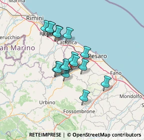 Mappa Via Giuseppe Mazzini, 61020 Vallefoglia PU, Italia (10.26353)