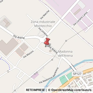 Mappa Via Arena,  12, 61020 Sant'Angelo in Lizzola, Pesaro e Urbino (Marche)