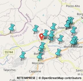 Mappa Via Zara, 61020 Sant'Angelo in Lizzola PU, Italia (2.0625)