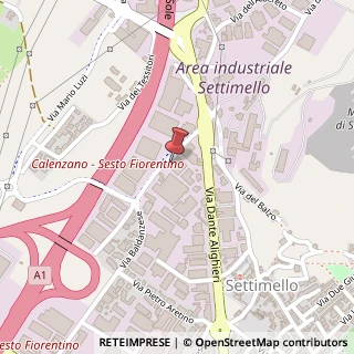 Mappa Via Baldanzese, 13, 50041 Calenzano, Firenze (Toscana)