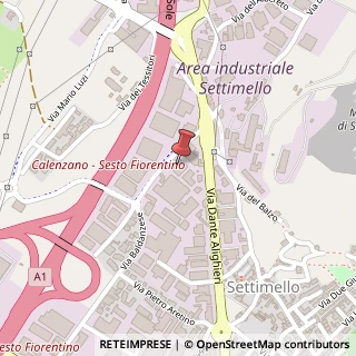 Mappa Via Baldanzese, 9, 50041 Calenzano, Firenze (Toscana)