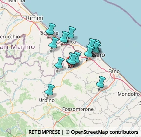 Mappa Via Giuseppe Mazzini, 61022 Vallefoglia PU, Italia (9.85063)