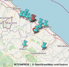 Mappa Via Giuseppe Mazzini, 61022 Vallefoglia PU, Italia (11.21389)