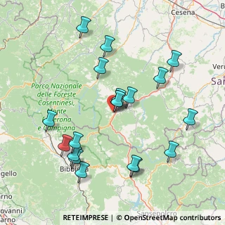 Mappa Via Corzano, 47021 Bagno di Romagna FC, Italia (16.70895)