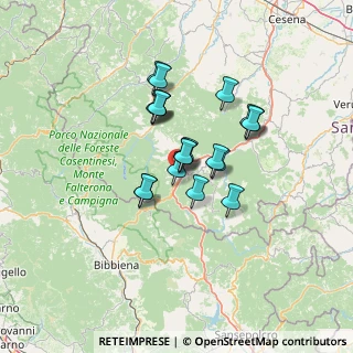 Mappa Via Corzano, 47021 Bagno di Romagna FC, Italia (10.0095)